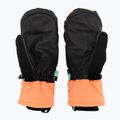Guanto da snowboard Oakley B1B Mittes morbido arancione 2