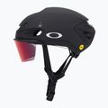 Oakley Aro7 Road casco da bici da strada nero opaco/prizm 3