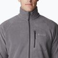Felpa in pile da uomo Columbia Fast Trek II city grigio 4