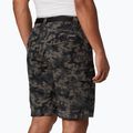 Pantaloncini da trekking Columbia Silver Ridge Printed Cargo da uomo, nero camo 3