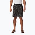 Pantaloncini da trekking Columbia Silver Ridge Printed Cargo da uomo, nero camo 5