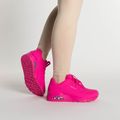 SKECHERS scarpe da donna Uno Night Shades rosa caldo 2