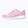 SKECHERS Go Run 600 Shimmer Speeder scarpe da bambino rosa chiaro/multi 13
