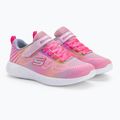 SKECHERS Go Run 600 Shimmer Speeder scarpe da bambino rosa chiaro/multi 4