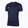 Maglia da calcio Nike Dri-Fit Park VII bianca e blu notte da uomo 4