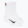 Calzini da tennis Nike Court Multiplier Cushioned Crew 2 paia bianco/bianco