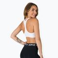 Reggiseno fitness Nike Dri-Fit Swoosh bianco/nero 3
