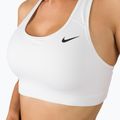 Reggiseno fitness Nike Dri-Fit Swoosh bianco/nero 4