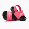 Ciabatte per bambini Nike Digital coffee pink/black/white 8