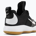 Nike React Hyperset scarpe da pallavolo nero/bianco/gomma marrone chiaro 10