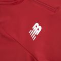 Felpa da calcio da bambino New Balance Training 1/4 Zip in maglia bordeaux 3