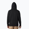 Felpa Columbia Logo Fleece Full Zip uomo nero/csc manica logo trekking 2