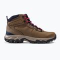 Columbia Newton Ridge Plus II Wp, stivali da trekking da uomo marrone chiaro/rosso velluto 2