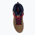 Columbia Newton Ridge Plus II Wp, stivali da trekking da uomo marrone chiaro/rosso velluto 6
