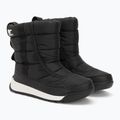 Sorel Outh Whitney II Puffy Mid stivali da neve per bambini nero 4