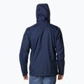 Columbia Pouring Adventure - Giacca antipioggia da uomo, colore blu scuro 3