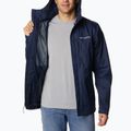 Columbia Pouring Adventure - Giacca antipioggia da uomo, colore blu scuro 5