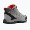 Stivali da trekking da donna Columbia Redmond III Mid Wp vapore/corallo rosso 12
