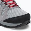 Stivali da trekking da donna Columbia Redmond III Mid Wp vapore/corallo rosso 9