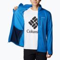 Felpa da trekking Columbia Park View FZ bright indigo heather da uomo 4