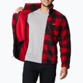 Felpa trekking uomo Columbia Winter Pass Print Fleece mountain red check 4