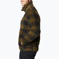 Felpa da trekking Columbia Winter Pass Print Fleece verde oliva a quadri da uomo 4