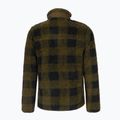 Felpa da trekking Columbia Winter Pass Print Fleece verde oliva a quadri da uomo 9