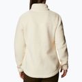 Felpa da trekking Columbia West Bend chalk da donna 3