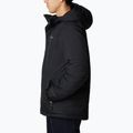 Columbia Oak Harbor Giacca invernale isolata da uomo nero 2