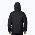 Columbia Oak Harbor Giacca invernale isolata da uomo nero 3