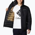 Columbia Oak Harbor Giacca invernale isolata da uomo nero 4