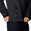 Columbia Oak Harbor Giacca invernale isolata da uomo nero 6
