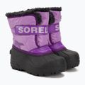 Sorel Snow Commander junior stivali da neve gumdrop/viola viola 4