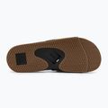 REEF Fanning Slide nero/argento infradito da uomo 5