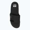 REEF Fanning Slide nero/argento infradito da uomo 6