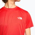 Maglietta da uomo The North Face Reaxion Red Box rosso fuoco 3