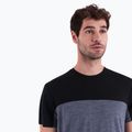 Icebreaker Merino Cool-Lite Sphere III SS Tee Uomo Colour Block graphite hthr trekking shirt 6