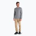 Uomo Icebreaker Merino 125 Cool-Lite Sphere III LS Tee metro heather trekking longsleeve 2