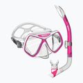 Set da snorkeling Mares Ridley pink/white/clear