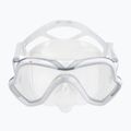 Maschera subacquea Mares One Vision bianca e trasparente 2