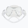 Maschera subacquea Mares One Vision bianca e trasparente 5