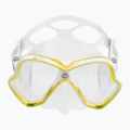 Maschera subacquea Mares X-Vision trasparente/gialla 2