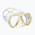 Maschera subacquea Mares X-Vision trasparente/gialla 6