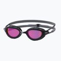 Occhiali da nuoto Zoggs Predator Titanium grigio/nero/rosa a specchio