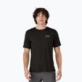 Camicia grafica da uomo Patagonia Cap Cool Merino Blend heritage header/nero