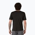 Camicia grafica da uomo Patagonia Cap Cool Merino Blend heritage header/nero 2