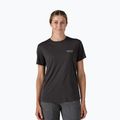 Camicia grafica da donna Patagonia Cap Cool Merino Blend heritage header/nero