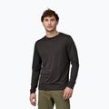 Patagonia Cap Cool Merino Blend Longsleeve nero da uomo