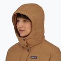 Patagonia Downdrift Parka da donna in piumino nido marrone 3