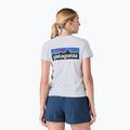 Maglietta da trekking da donna Patagonia P-6 Logo Responsabili-Tee bianco 3